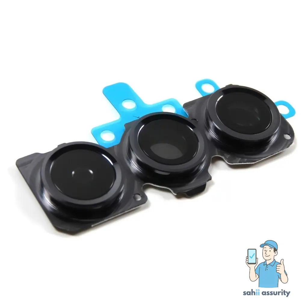 Camera Lens Glass with Frame for Samsung Galaxy M34 5G Silver